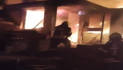 Mersinde ev yangını: 1 ölü