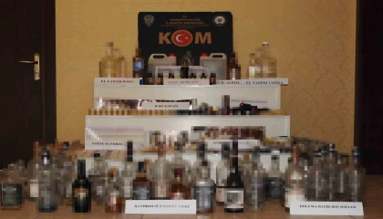 Osmaniyede kaçak ve sahte alkol operasyonu:3 tutuklama