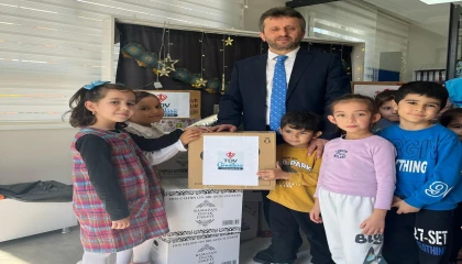 Osmaniyede minik yürekler Ramazan kolisi hazırladı