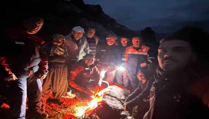 120 kiloluk keçi için ekipler seferber oldu