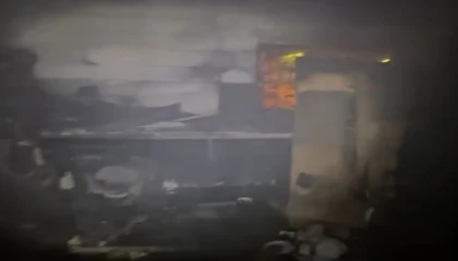 3 çocuklu annenin yaşadığı ev yandı