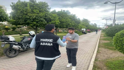Adanada 38 bin kişi uyuşturucu hakkında bilgilendirildi