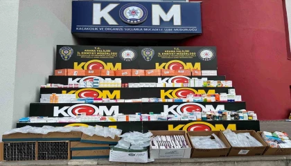 Adanada yasa dışı ilaç operasyonu: Binlerce tıbbi ürün ele geçirildi