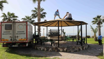 Akdenizde parklar yenileniyor