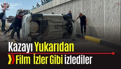 Alt geçitte yaşanan kazayı film gibi izlediler