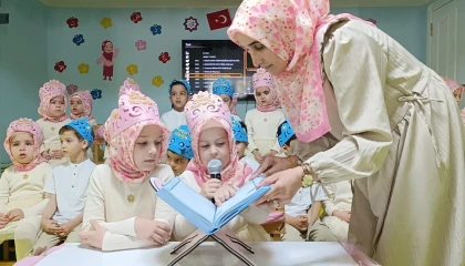 Anamurlu minikler Kurana geçmenin sevincini yaşadı