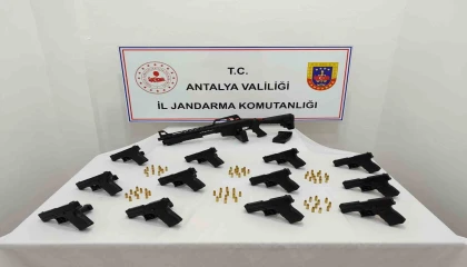 Antalyada ruhsatsız silah operasyonu: 1 kişi tutuklandı