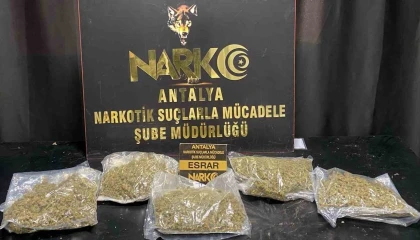Antalyada uyuşturucu operasyonlarında 1 haftada 118 şüpheli yakalandı, 12si tutuklandı