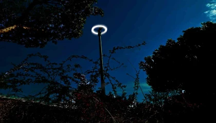 Antalyadaki Atatürk Parkının ışıklandırmaları yenilendi