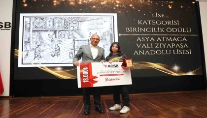 AOSBnin geleneksel resim yarışmasında ödüller sahiplerini buldu