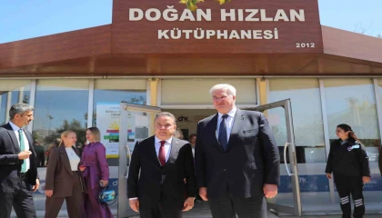 Başkan Muhittin Böcek ile Ukraynalı Bakandan anlamlı açılış