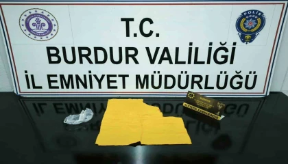 Burdurda uyuşturucu operasyonunda 1 şüpheli tutuklandı
