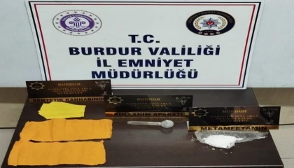 Burdurda uyuşturucu operasyonunda 1 şüpheli tutuklandı