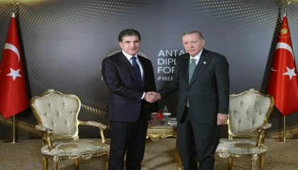 Cumhurbaşkanı Erdoğan, IKYB Başkanı Barzaniyi kabul etti