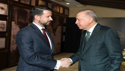 Cumhurbaşkanı Erdoğan, Karadağ Cumhurbaşkanı Milatoviç ile görüştü