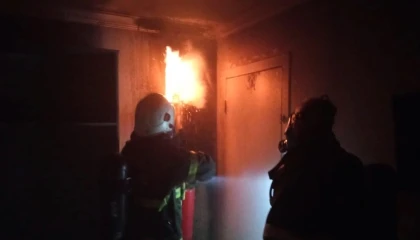 Defnede korkutan yangın