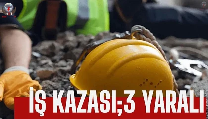 Demir beton kalıbı işçilerin üzerine düştü: 3 yaralı