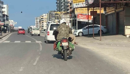 Dikkat: Motosiklette koç var