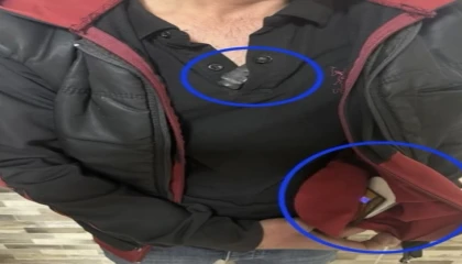 Ehliyet sınavında kopya düzeneği ile yakalandı