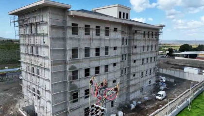 Erzinde hükümet konağı inşası sürüyor