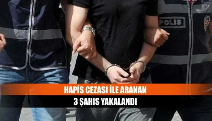 Hatayda hapis cezası ile aranan 3 kişi tutuklandı