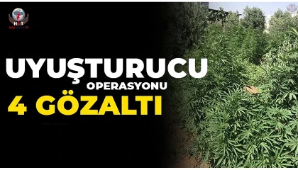 Hatayda uyuşturucu operasyonu: 4 gözaltı