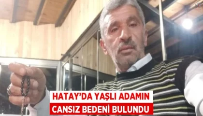 Hatayda yaşlı adamın cansız bedeni bulundu