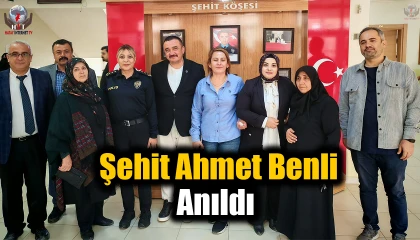 Hataylı şehit polis Ahmet Benli vefat yıldönümünde anıldı