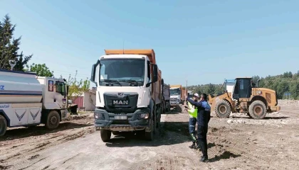 Kaçak hafriyat döken sürücülere ve işletmeye rekor ceza