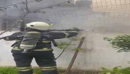 Kahramanmaraşta ev yangını ekiplerin müdahalesiyle söndürüldü