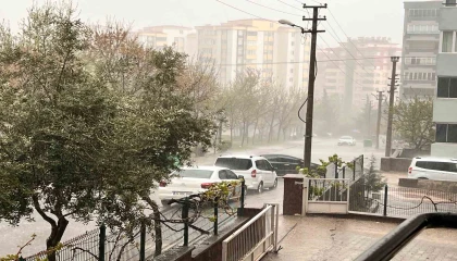 Kahramanmaraşta sağanak etkili oldu