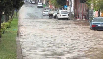 Kahramanmaraşta sağanak etkili oldu