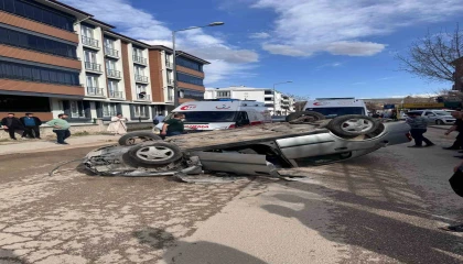 Kahramanmaraşta trafik kazası: 2 yaralı