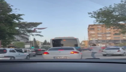 Kahramanmaraşta trafikte kavga