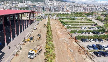 Kahramanmaraşta üniversite hastanesinin yolu yenileniyor
