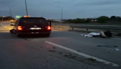 Manavgatta araç refüjü aşıp karşı şeride geçti: 1 yaralı