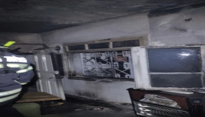 Mersin Tarsusta ev yangını