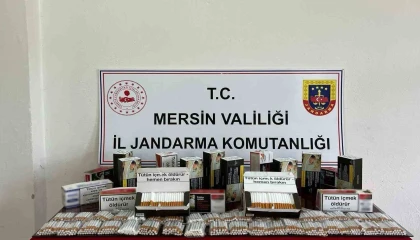 Mersinde kaçak sigara ticareti yapan bir şüpheli yakalandı