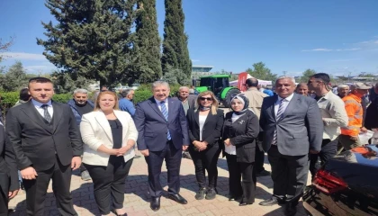 Osmaniyede çiftçilere zeytin fidanı ve soya tohumu dağıtımı yapıldı