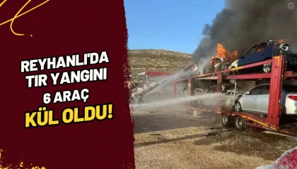 Suriyelilerin hayallerini süsleyen araçlar alevlere teslim oldu