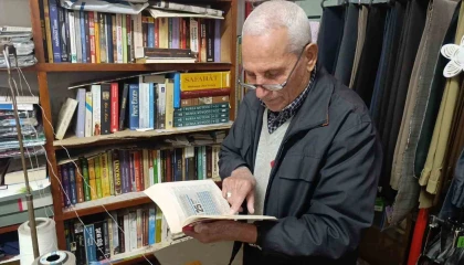 Terzihaneden kütüphaneye uzanan 69 yıllık ustalık: Yaşamak, yaşlanmak değildir