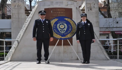 Yalvaçta Polis Teşkilatının 180. yılı törenle kutlandı