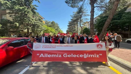 15 Mayıs Uluslararası Aile Gününde farkındalık yürüyüşü gerçekleştirildi