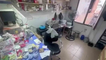 Adanada merdiven altı diş kliniğine operasyon