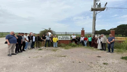 Adanalı çiftçiler inceleme gezisine katıldı