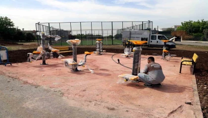 Akdenize yeni park ve spor alanı