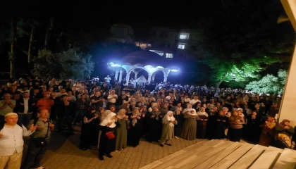 Alanyada hacı adayları kutsal topraklara dualar ile uğurlandı