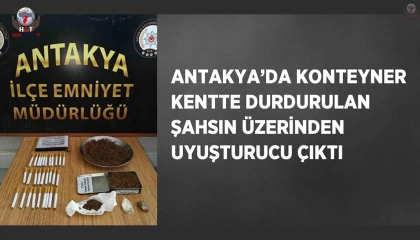 Antakya'da Uyuşturucu Operasyonu: İki Şahıs Gözaltına Alındı