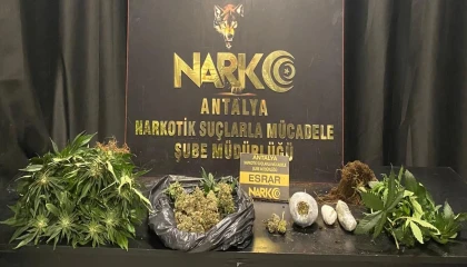 Antalyada bir haftada 17 zehir taciri tutuklandı