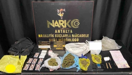 Antalyada uyuşturucu operasyonlarında 13 kişi tutuklandı